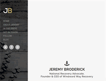 Tablet Screenshot of jbroderick.com